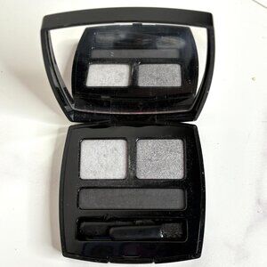 Vintage 2000s Chanel Argents Silver Pewter Granite Eyeshadow Trio Smokey Eye